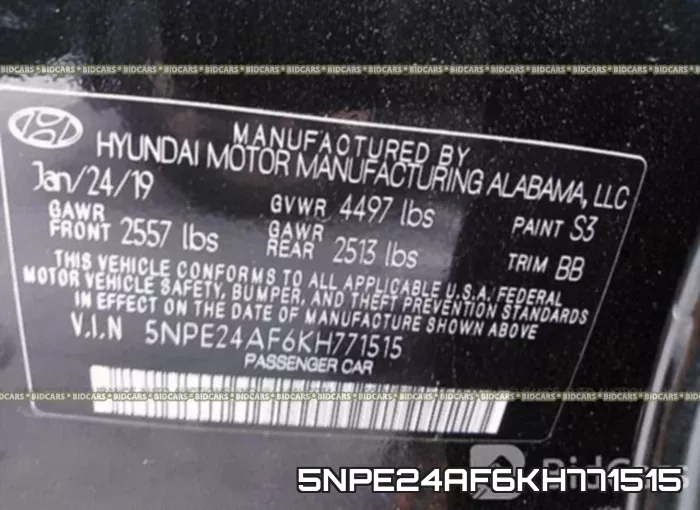 5NPE24AF6KH771515 фото 10