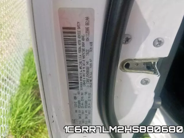 1C6RR7LM2HS880680 фото 2