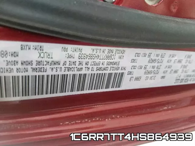 1C6RR7TT4HS864939 фото 2