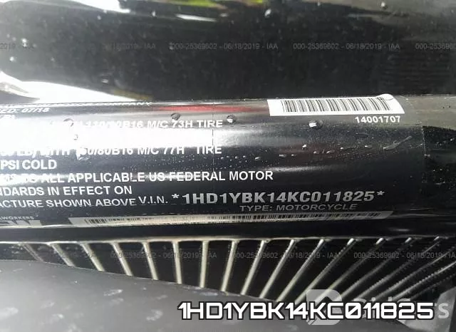 1HD1YBK14KC011825 фото 2