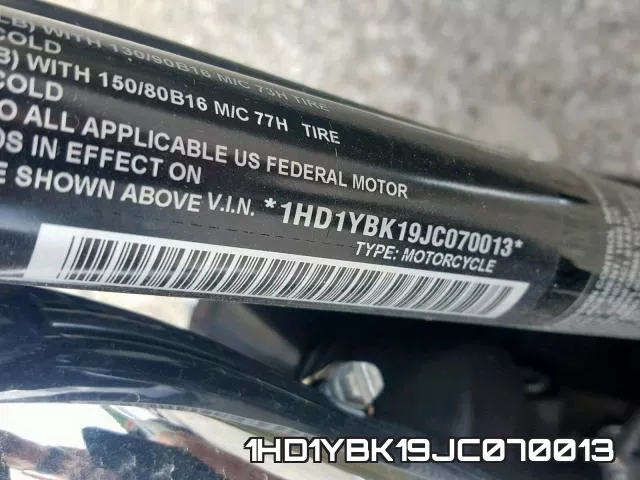 1HD1YBK19JC070013 фото 2