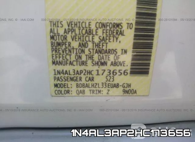 1N4AL3AP2HC173656 фото 10