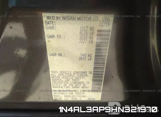 1N4AL3AP9HN321970 фото 10
