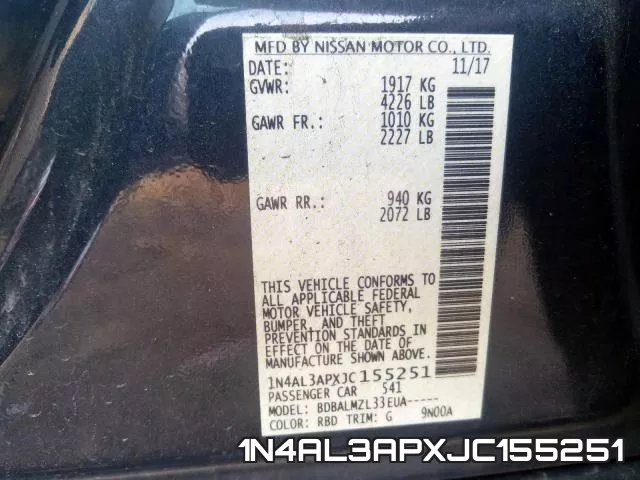1N4AL3APXJC155251 фото 2