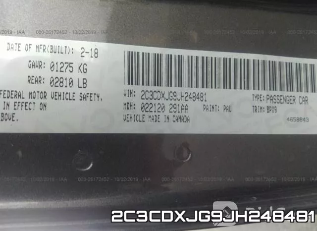 2C3CDXJG9JH248481 фото 10