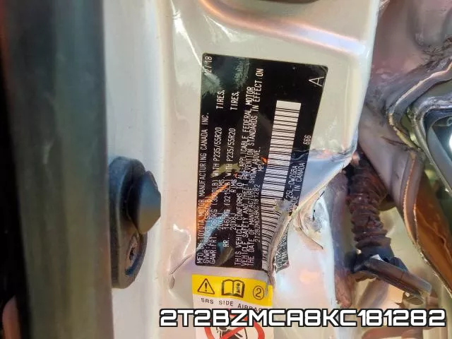 2T2BZMCA8KC181282 фото 10