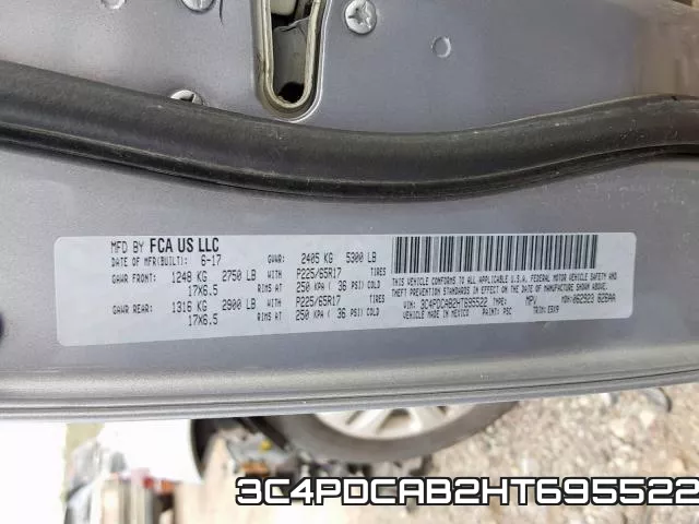 3C4PDCAB2HT695522 фото 2