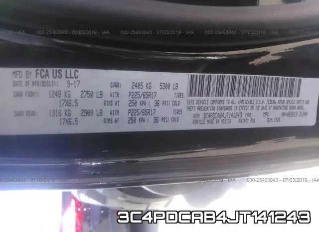 3C4PDCAB4JT141243 фото 10