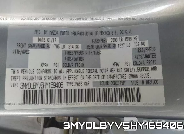 3MYDLBYV5HY169406 фото 10