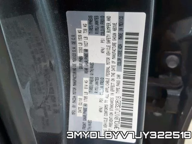 3MYDLBYV7JY322518 фото 2
