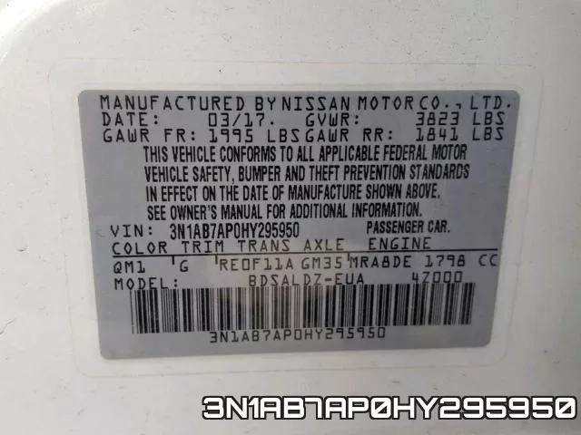 3N1AB7AP0HY295950 фото 2