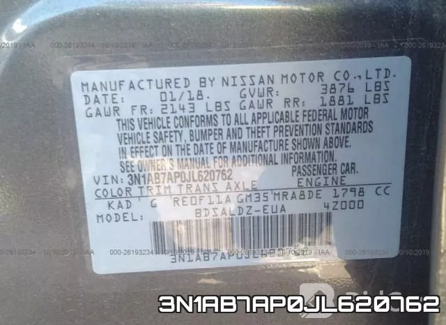 3N1AB7AP0JL620762 фото 9