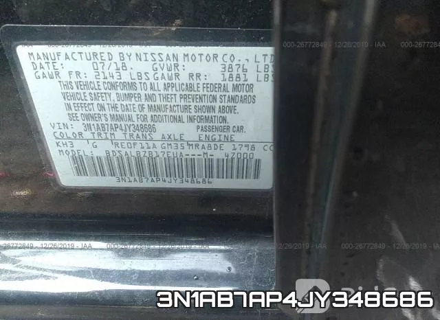 3N1AB7AP4JY348686 фото 9