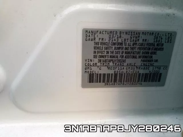 3N1AB7AP8JY280246 фото 2