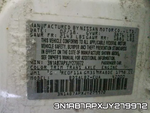 3N1AB7APXJY279972 фото 2