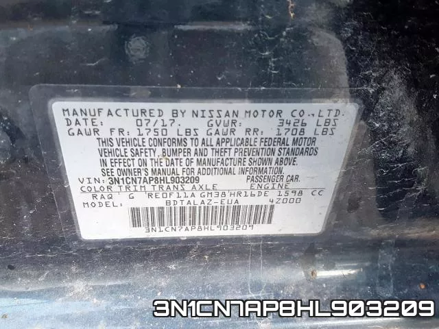 3N1CN7AP8HL903209 фото 2