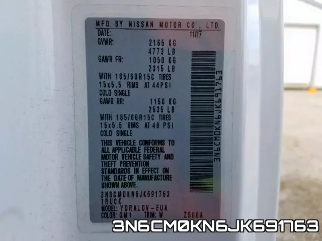 3N6CM0KN6JK691763 фото 2