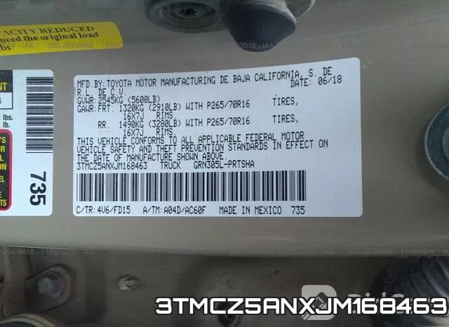 3TMCZ5ANXJM168463 фото 8