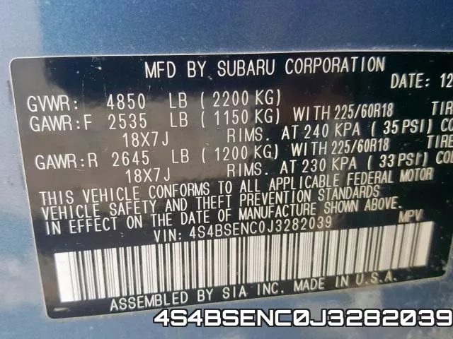 4S4BSENC0J3282039 фото 2