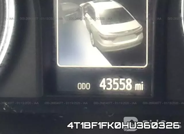 4T1BF1FK0HU360326 фото 8