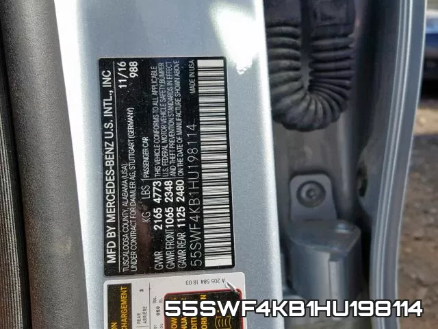 55SWF4KB1HU198114 фото 2