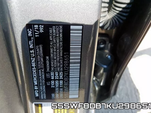 55SWF8DB7KU298651 фото 2