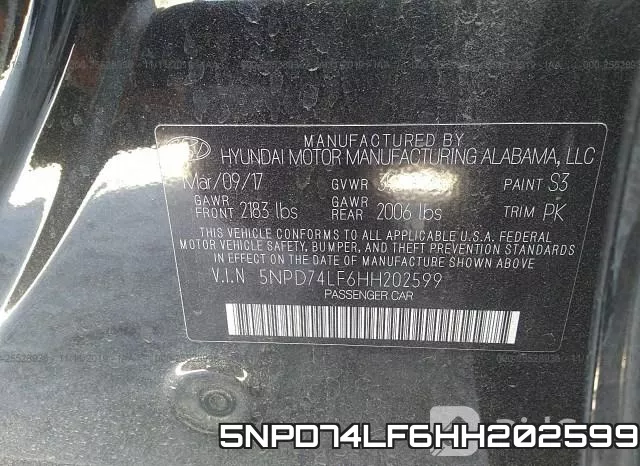 5NPD74LF6HH202599 фото 10