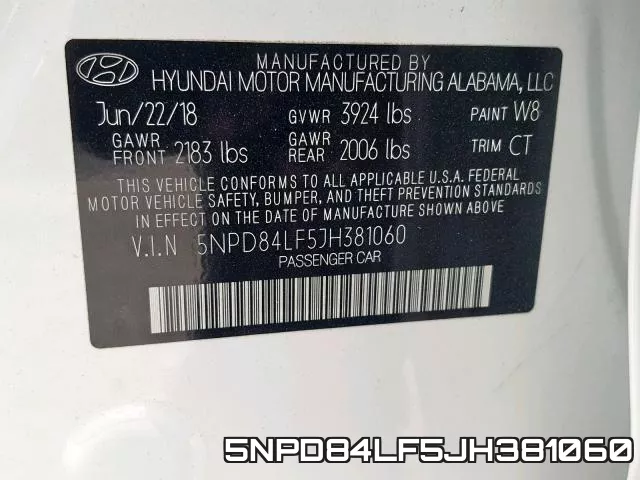 5NPD84LF5JH381060 фото 2