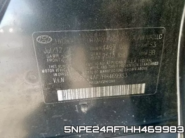5NPE24AF7HH469983 фото 2