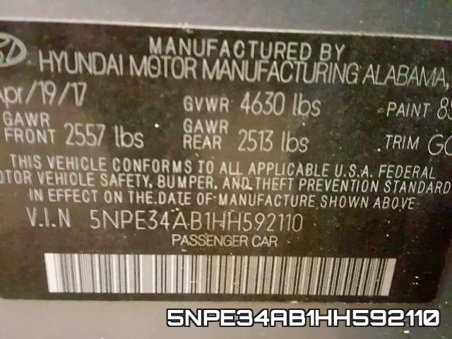 5NPE34AB1HH592110 фото 2