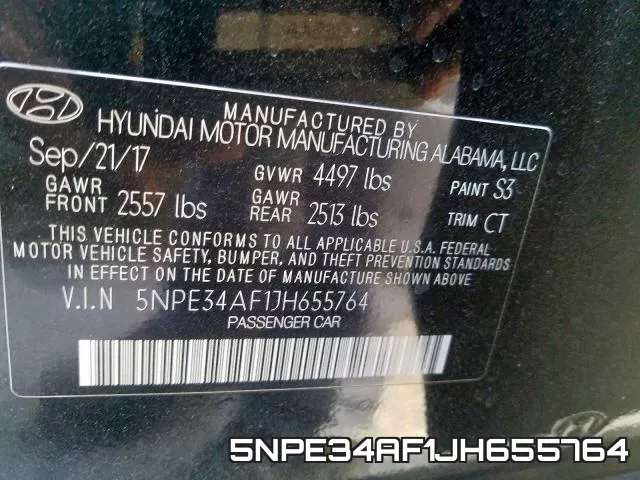 5NPE34AF1JH655764 фото 2