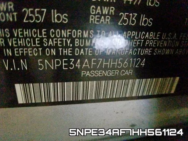 5NPE34AF7HH561124 фото 2