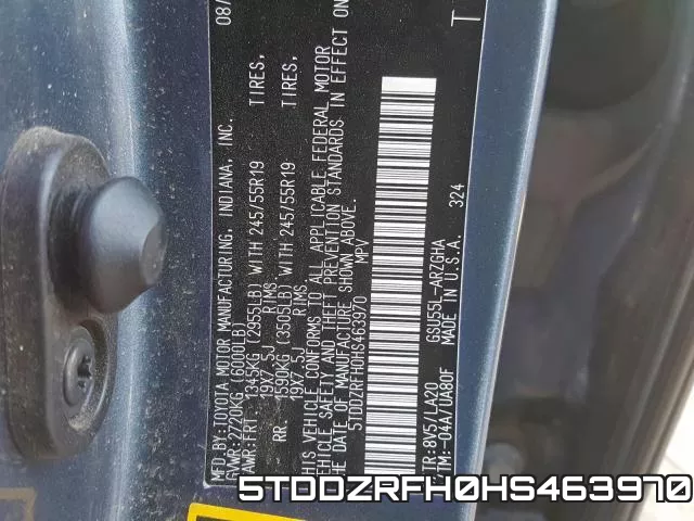 5TDDZRFH0HS463970 фото 2