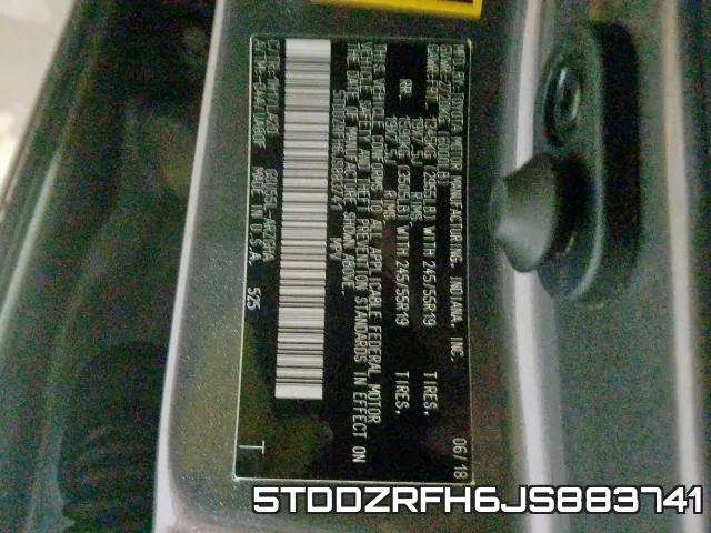 5TDDZRFH6JS883741 фото 2
