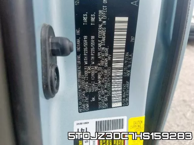 5TDJZ3DC7HS159283 фото 2