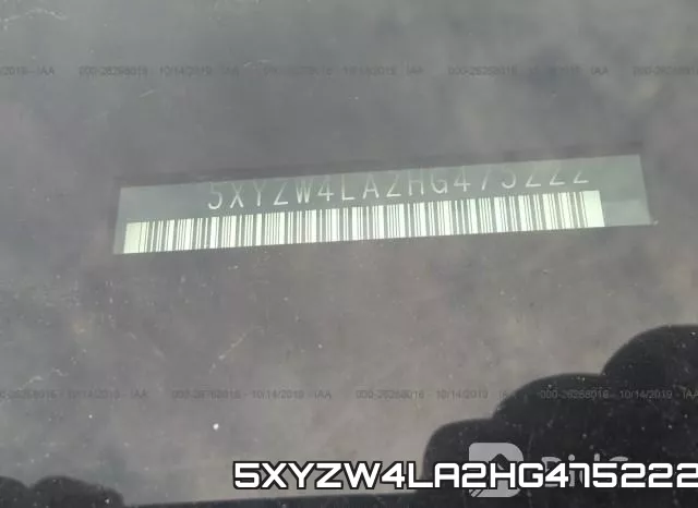 5XYZW4LA2HG475222 фото 9