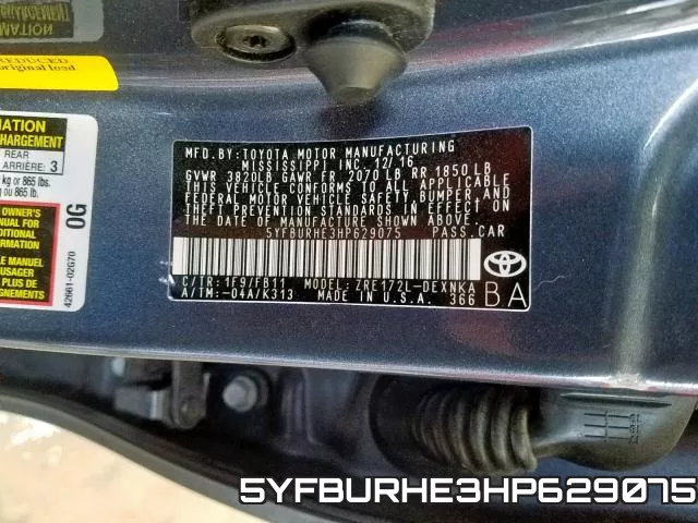 5YFBURHE3HP629075 фото 2