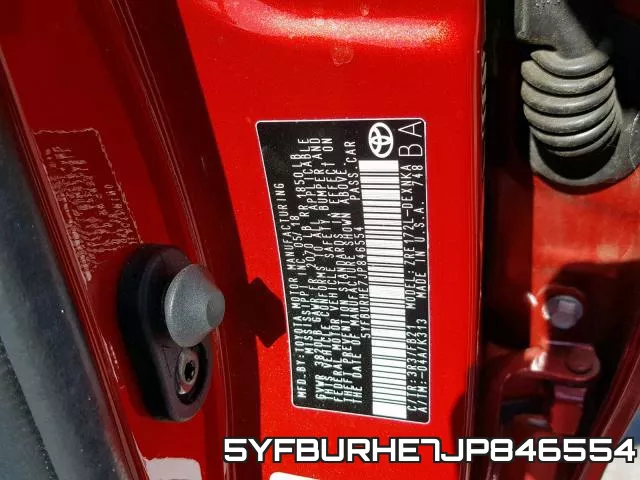 5YFBURHE7JP846554 фото 2