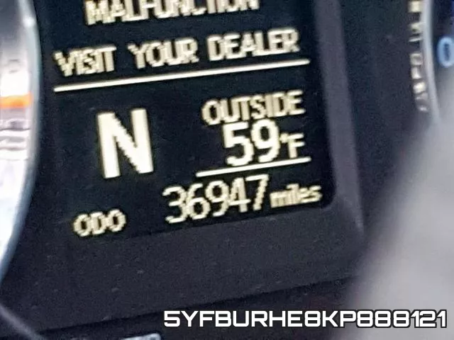 5YFBURHE8KP888121 фото 9