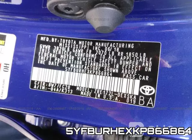 5YFBURHEXKP866864 фото 7