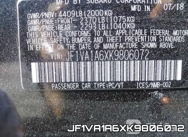 JF1VA1A6XK9806072 фото 8