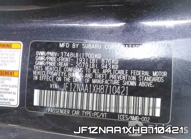 JF1ZNAA1XH8710421 фото 8