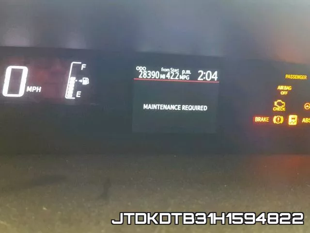 JTDKDTB31H1594822 фото 9