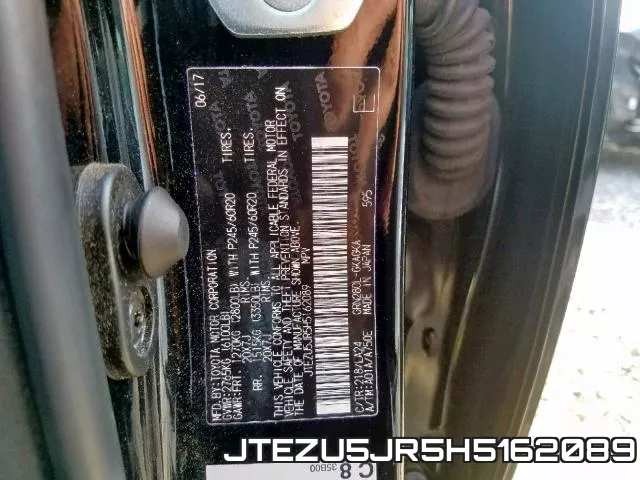 JTEZU5JR5H5162089 фото 2