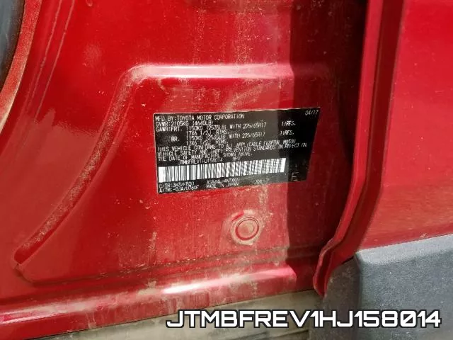 JTMBFREV1HJ158014 фото 2