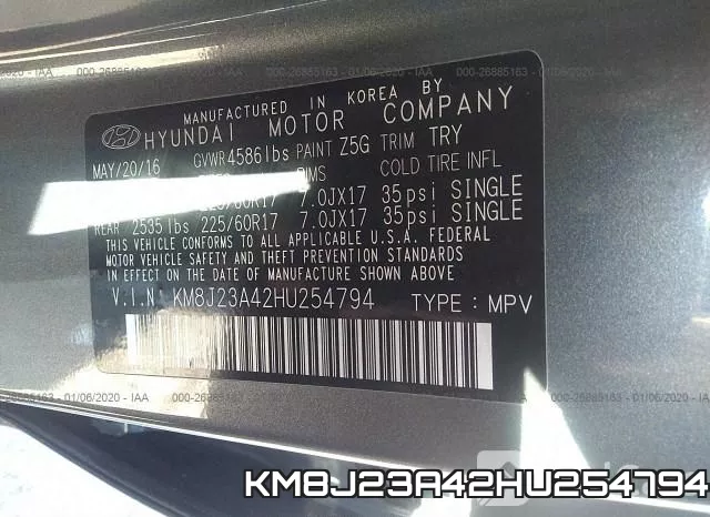 KM8J23A42HU254794 фото 9