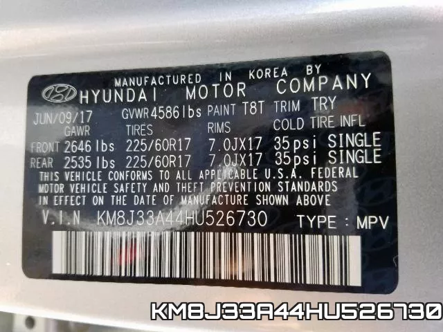 KM8J33A44HU526730 фото 2