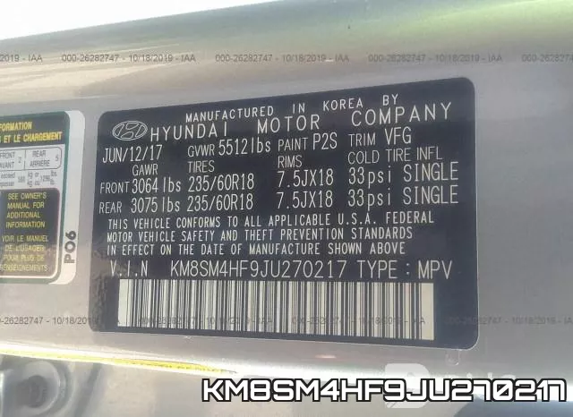 KM8SM4HF9JU270217 фото 9