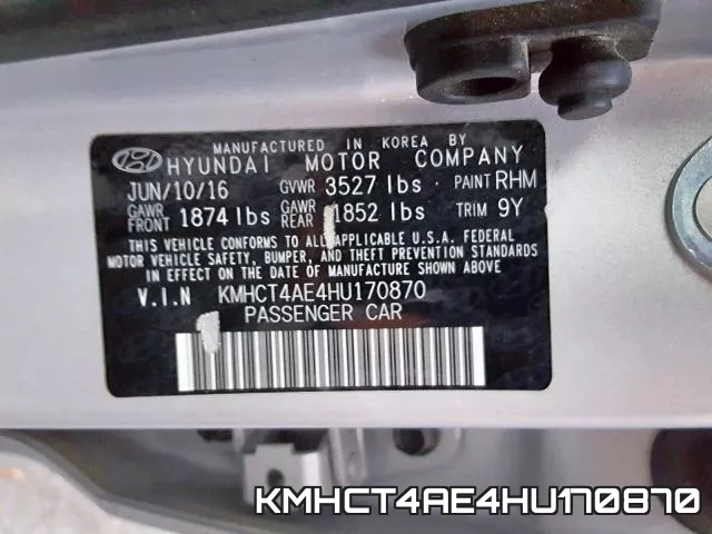 KMHCT4AE4HU170870 фото 2