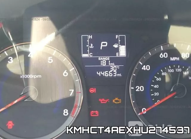 KMHCT4AEXHU274537 фото 7